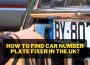 car number plate fixer