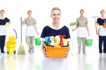 Hiring a professional cleaning company.